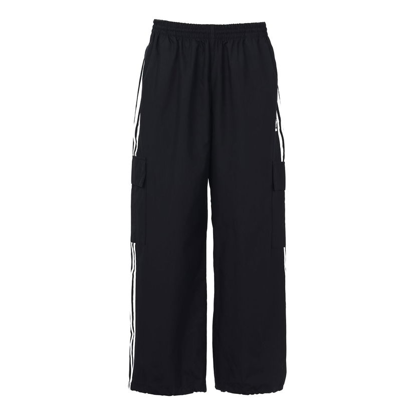 Tepláky adidas Originals 3-Stripes Cargo Woven Running Pants Čierna | GN3449