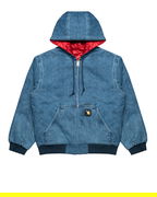 Denim Hooded OG Active Jacket with Quilted Lining, 50 Years Anniversary Edition