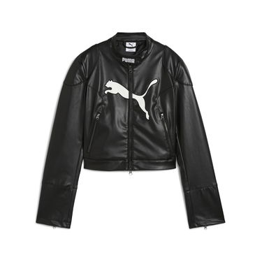 Bunda Puma FUTURE.ARCHIVE Faux Leather Jacket Čierna | 632170_01, 5