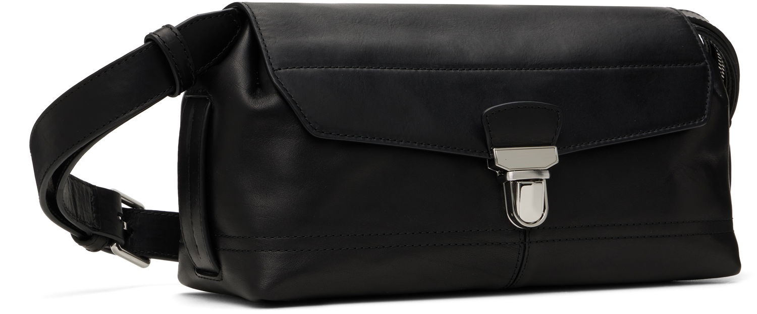 Taška cez rameno LEMAIRE Lemaire Small Gear Leather Crossbody Bag Čierna | BG0084 LL0122, 1
