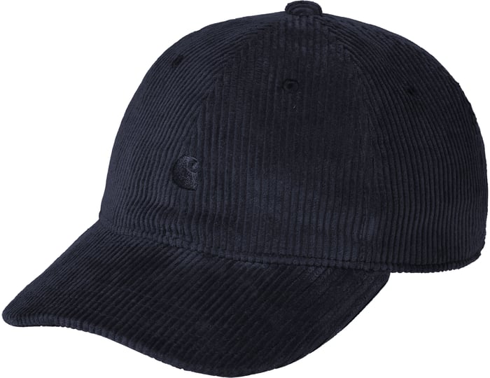Šiltovka Carhartt WIP Corduroy Baseball Cap with Embroidered Logo Navy | I026890, 0