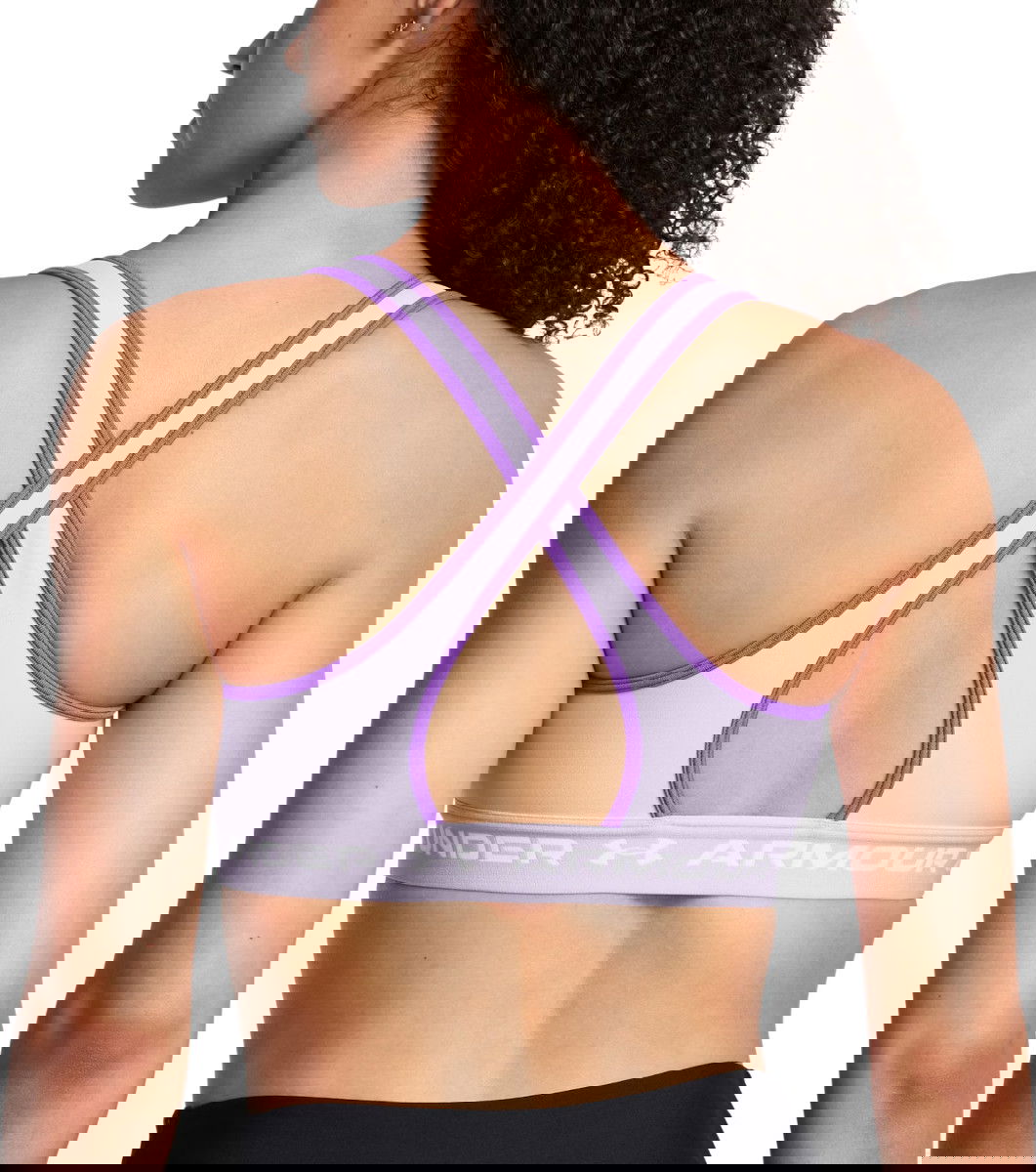 Podprsenka Under Armour Crossback Mid Bra Fialová | 1361034-535, 1