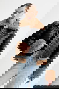 Kia Transitional Oversize Faux Fur Jacket