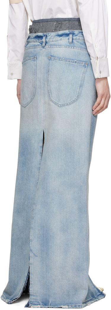 Sukňa Maison Margiela Maison Margiela Blue 'Anonymity Of The Lining' Denim Maxi Skirt Modrá | S51MI0006 S30383, 2