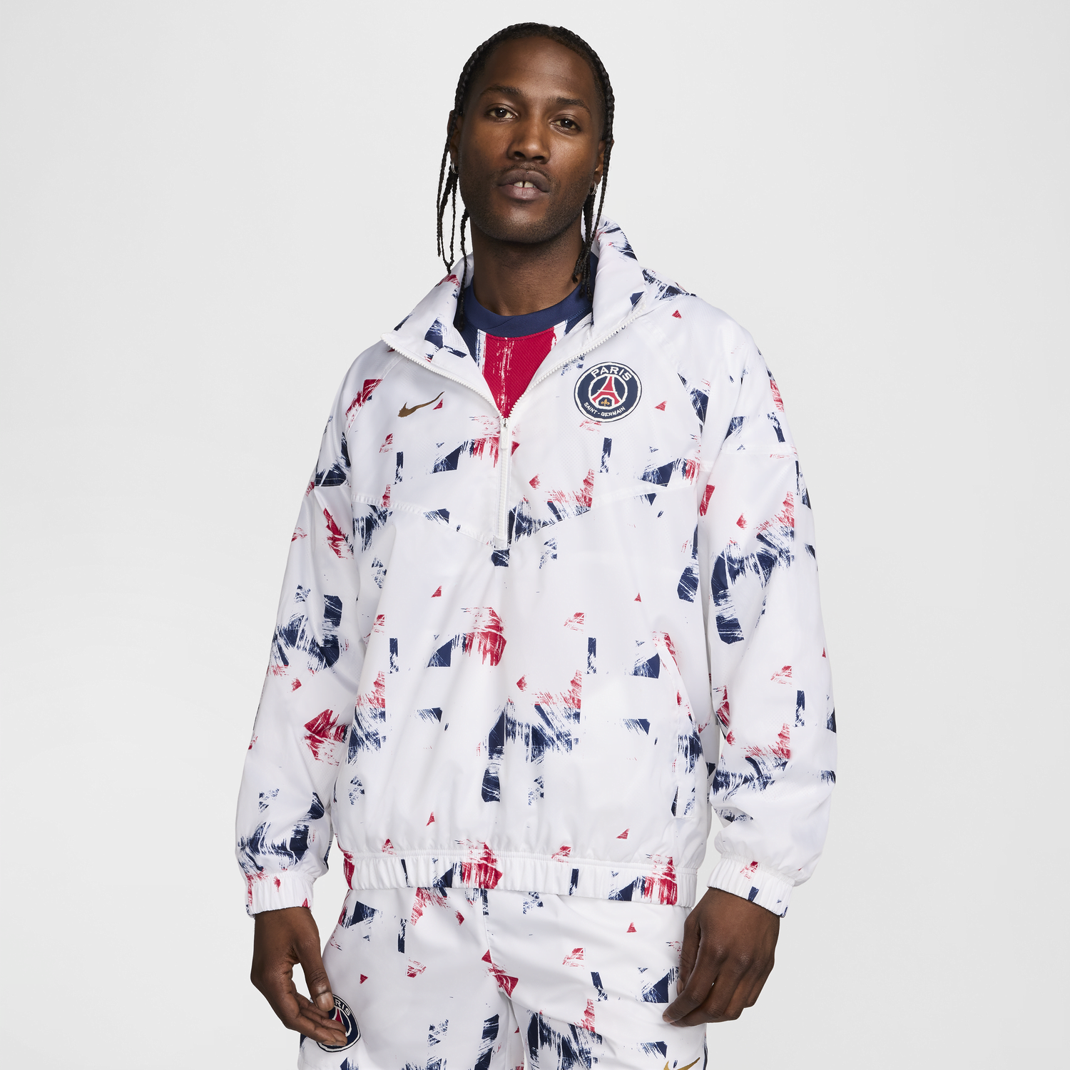 Vetrovka Nike Paris Saint-Germain Windrunner Biela | FQ3188-100, 0
