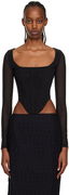 Miaou Maude Long Sleeve Corset Top
