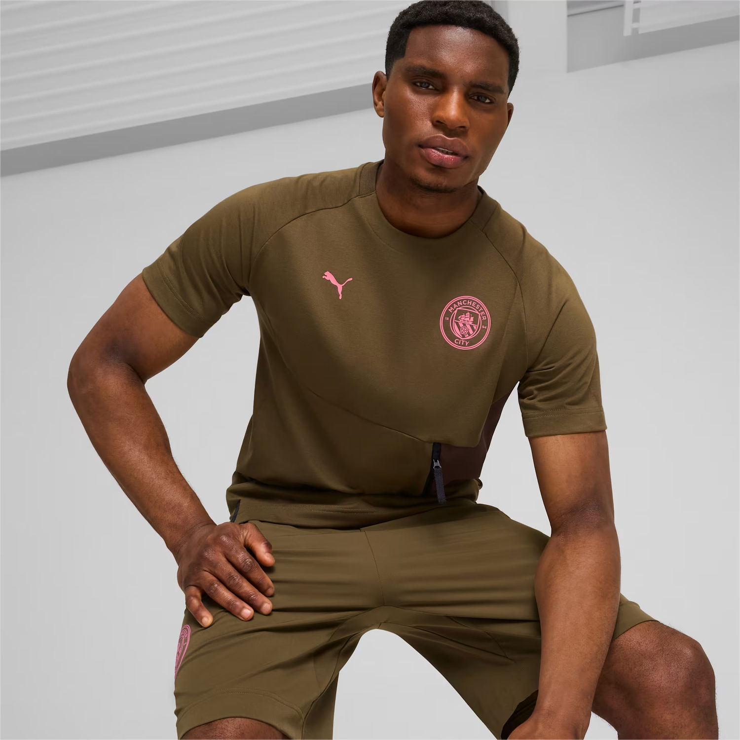 Tričko Puma MCFC TECH Pocket Tee Hnedá | 778758-59, 1