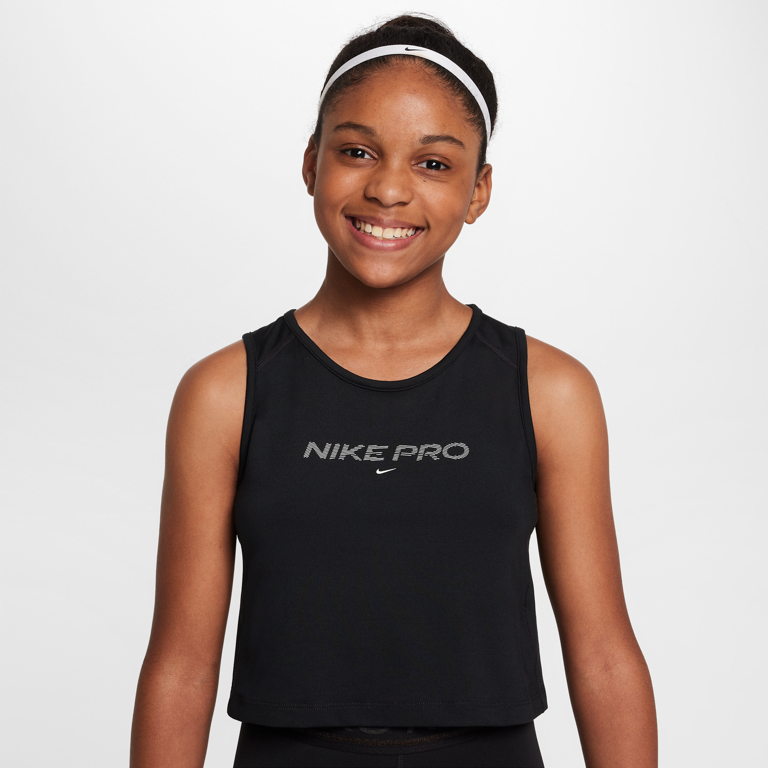 Tielko Nike Pro Dri-FIT Crop Tank Top Čierna | HJ2853-010, 0