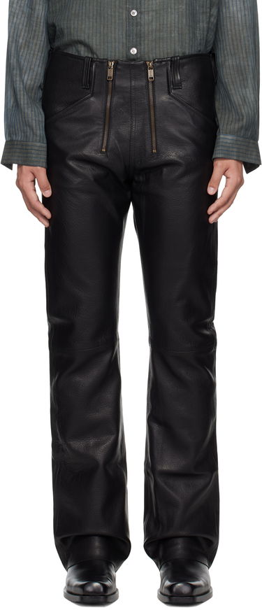 Nohavice Enfants Riches Déprimés Enfants Riches Déprimés German Engineering Leather Pants Čierna | 050-394, 0