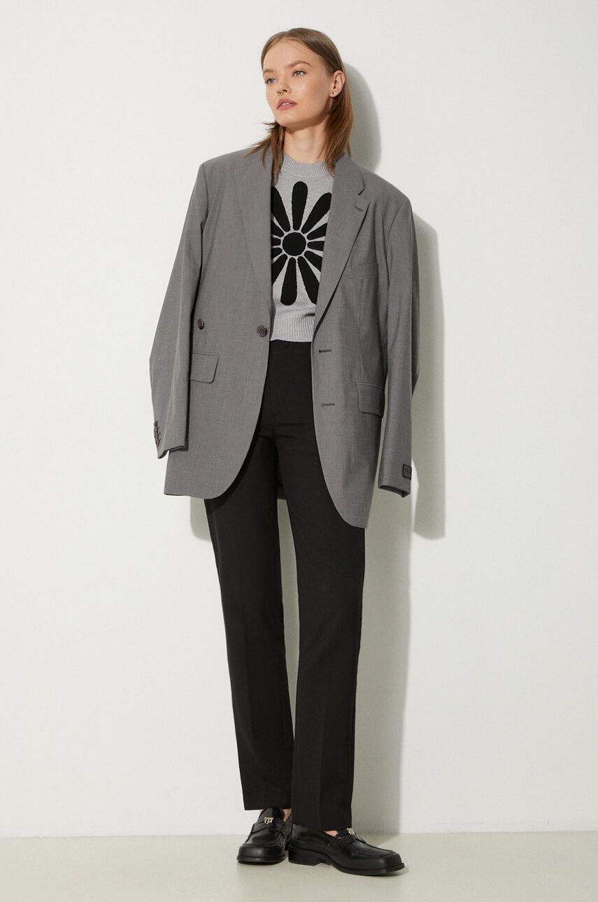 Bunda KENZO Oversize Blazer Šedá | FE62VE2469RB.97, 1