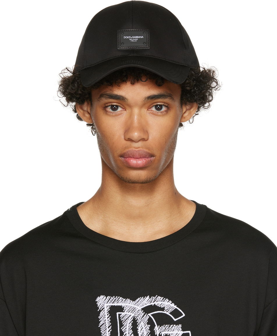 Šiltovka Dolce & Gabbana Black Logo Patch Cap Čierna | GH590AFUFJR, 0