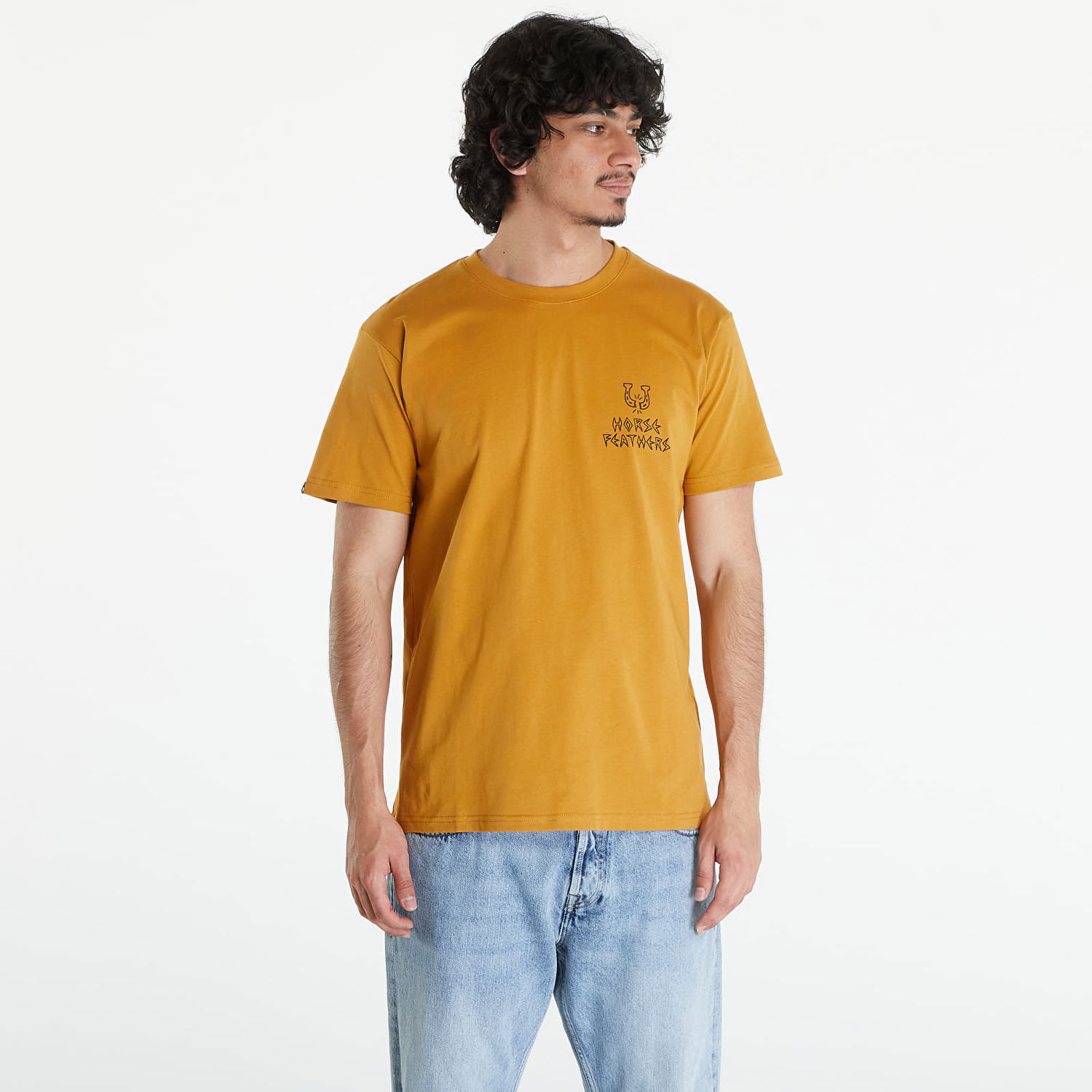 Tričko Horsefeathers Bad Luck T-Shirt Spruce Yellow Žltá | SM1341B, 0