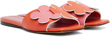 Tenisky a topánky Marni Leather Daisy Sandals Oranžová | SAMS029700 P7404, 3