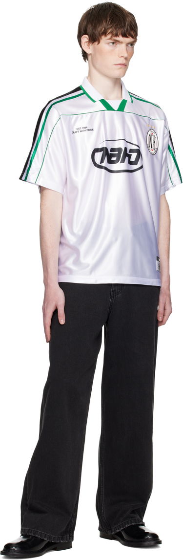 Polo tričko Neighborhood Neighborhood Game Short Sleeve Polo Biela | 251FPNH-CSM16, 3