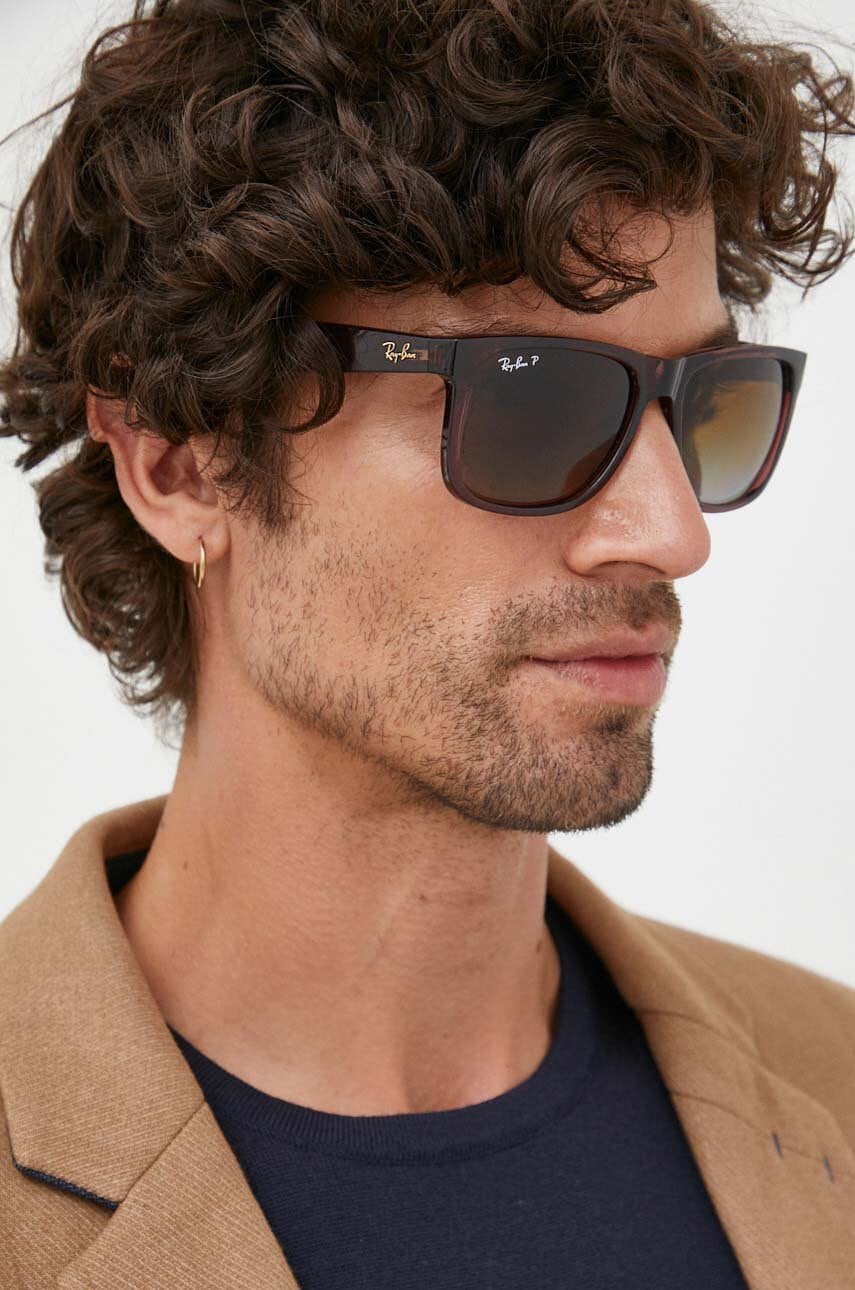 Slnečné okuliare Ray-Ban Ray-Ban JUSTIN Sunglasses Hnedá | 0RB4165.6597T5, 0