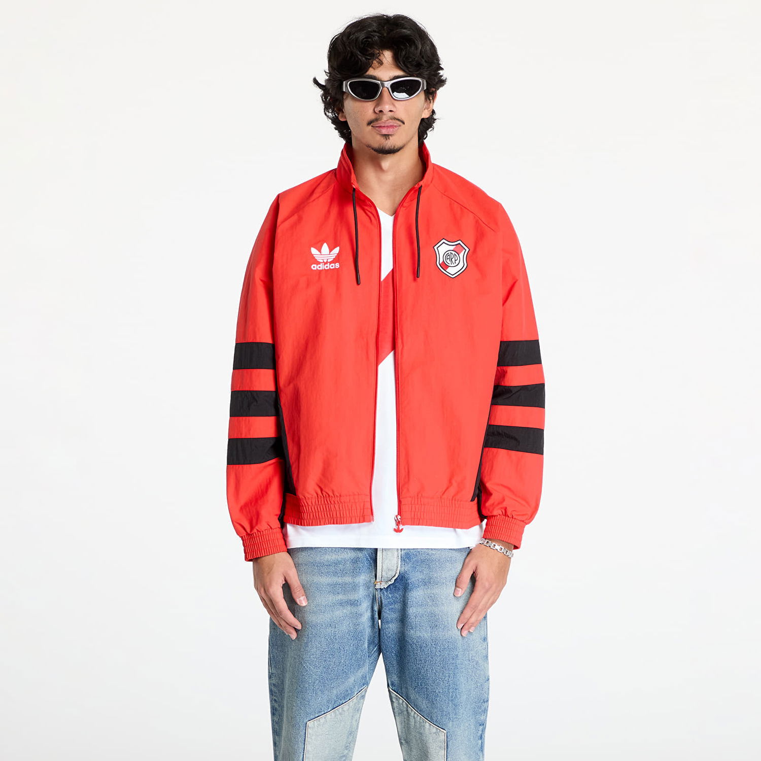 Vetrovka adidas Originals adidas River Plate 94 Tracktop Red/ Black S Oranžová | IV7543, 0