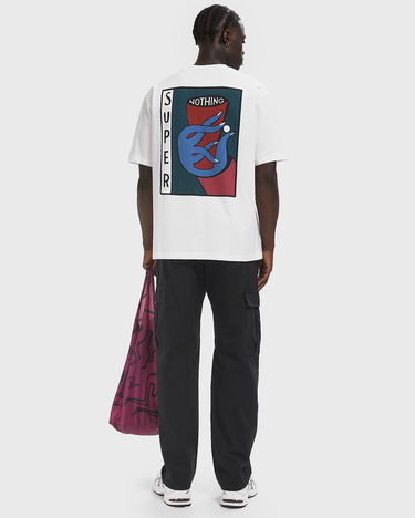 Tričko By Parra Super Nothing Graphic T-Shirt Biela | 54100, 2