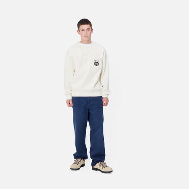 Mikina Carhartt WIP Pocket Sweatshirt Biela | I033932_9, 2