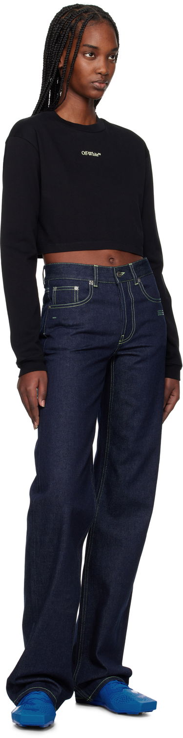 Džínsy Off-White Off-White Susy Jeans Modrá | OWYA069S25DEN0014614, 3
