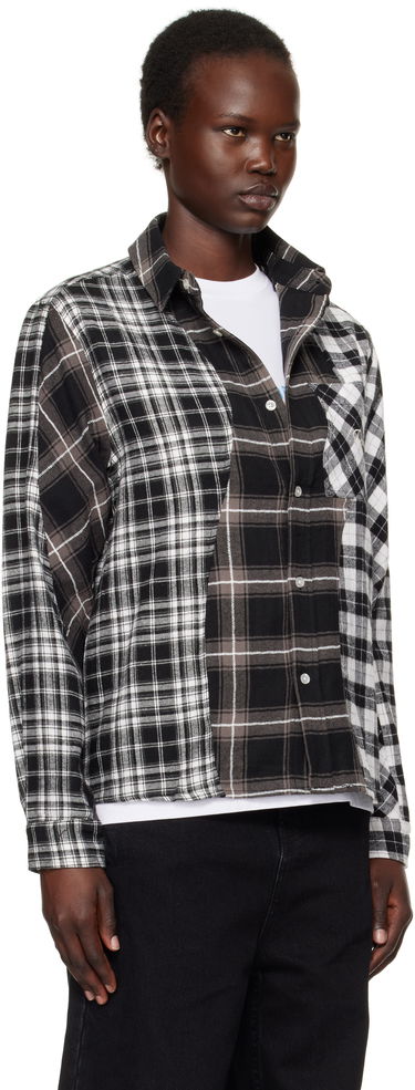 Košeľa Dime Triple Plaid Shirt Čierna | DIMEHO249BLK, 1