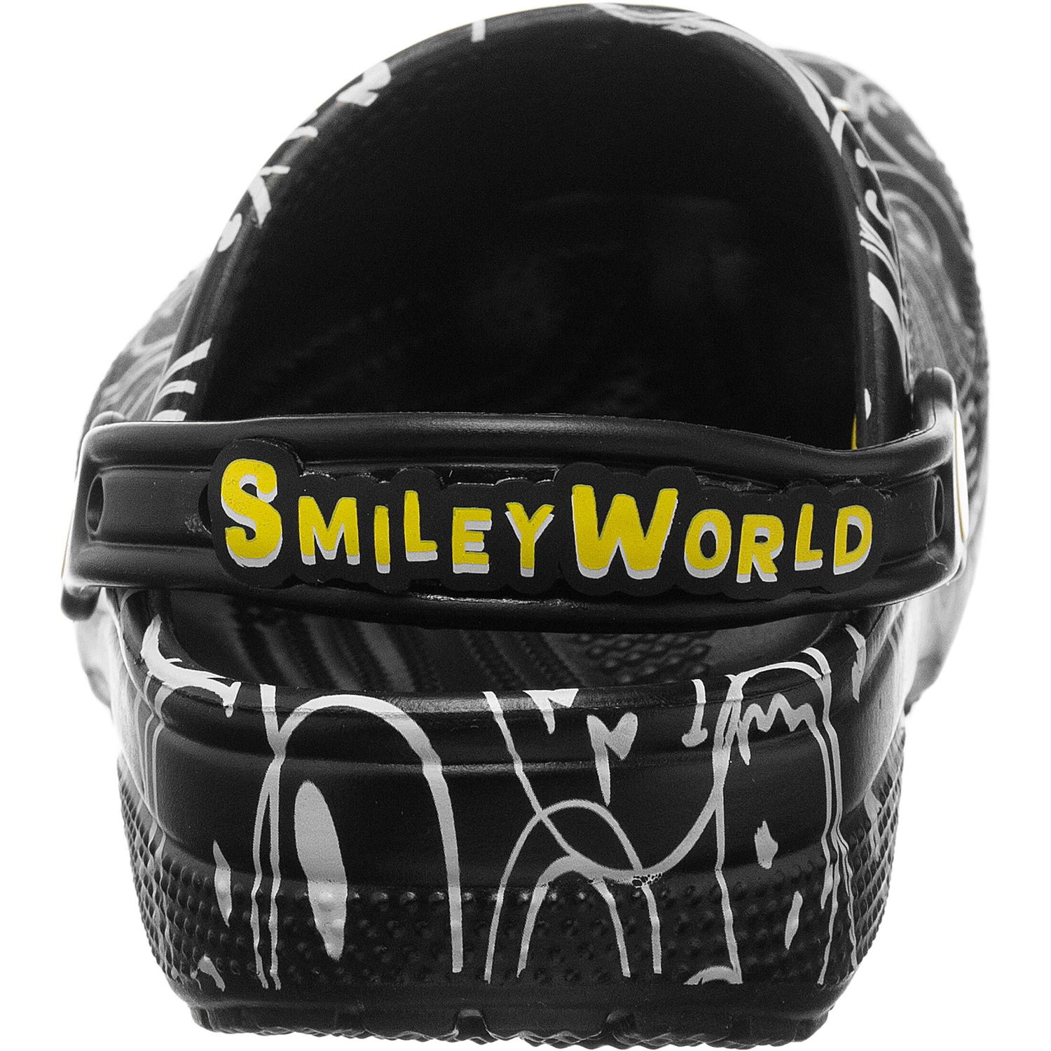 Tenisky a topánky Crocs Smiley World Charm x Classic Clog Čierna | 207971-0C4, 1