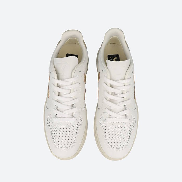 Tenisky a topánky Veja V-10 Leather Béžová | VX022490, 1