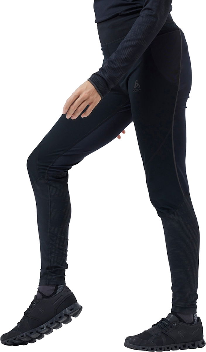 Ponožky Odlo ZEROWEIGHT WARM REFLECTIVE Tights Čierna | 323121-15000, 0