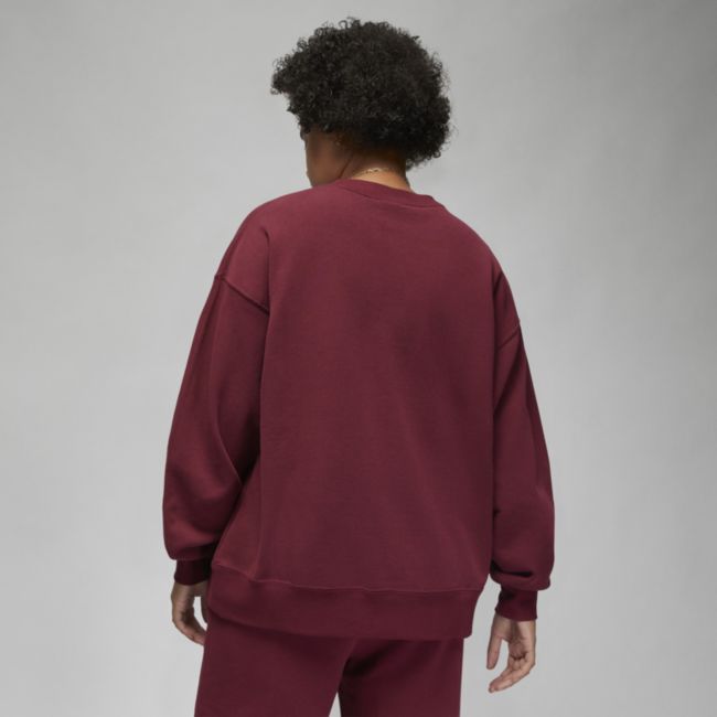 Mikina Jordan Fleece Crew Sweatshirt Vínová | DQ4599-645, 1