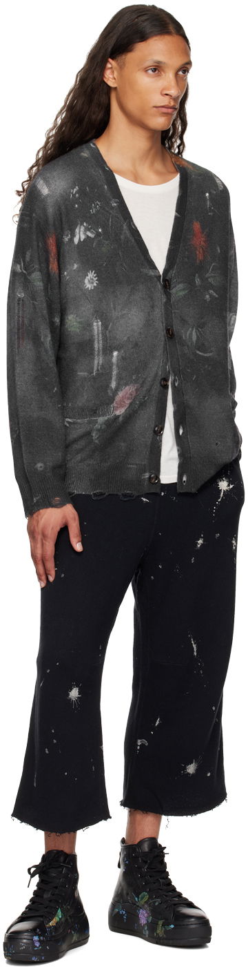 Sveter R13 R13 Cashmere Boyfriend Cardigan Šedá | R13MY200-Y156A, 3
