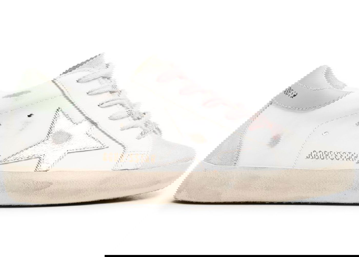 Tenisky a topánky Golden Goose Super-Star White Ice Silver Aquamarine W Biela | GWF00102.F004782.82379, 0