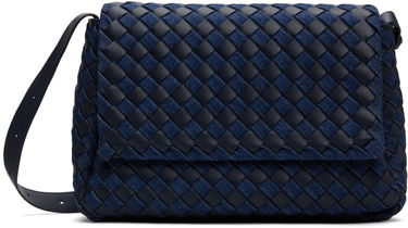 Taška cez rameno Bottega Veneta Bottega Veneta Large Cobble Messenger Bag Modrá | 796811V4IL1, 0