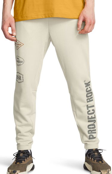 Tepláky Under Armour Project Rock Heavyweight Pants Béžová | 1386899-273, 0