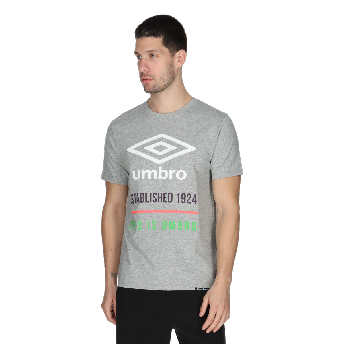 Tričko Umbro Graphic Print T-Shirt BASIC 2 Šedá | UMA241M801-3A, 0