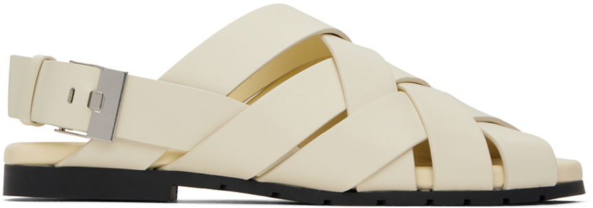 Tenisky a topánky Bottega Veneta Alfie Leather Sandals Biela | 775301V2ED09031, 0