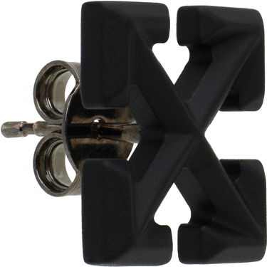 Spona Off-White Off-White Arrow Single Earring Čierna | OMOD11FC99MET0011000, 1