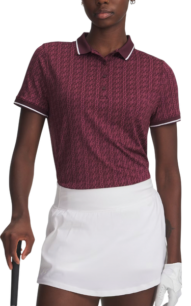 Polo tričko Under Armour Playoff Jacquard Polo Vínová | 6003793-600, 0