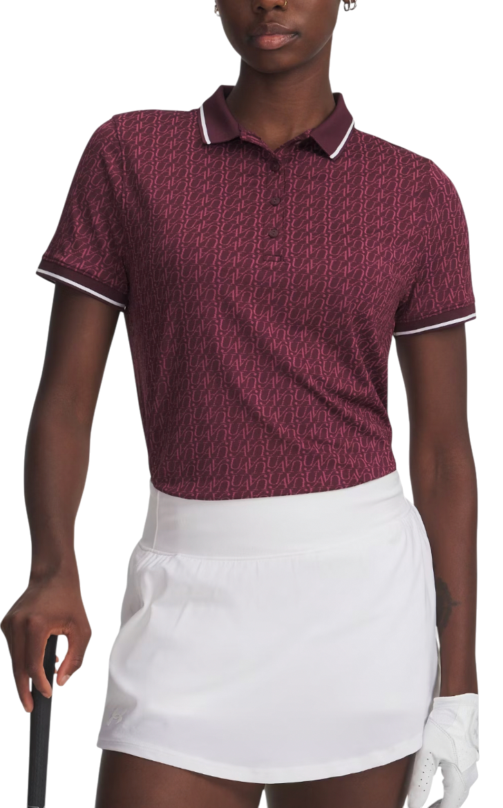 Polo tričko Under Armour Playoff Jacquard Polo Vínová | 6003793-600, 0