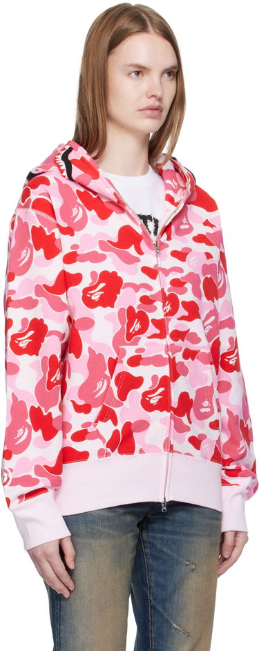 Mikina BAPE A Bathing Ape ABC Camo Shark Full Zip Hoodie Ružová | 001ZPL302003L, 1