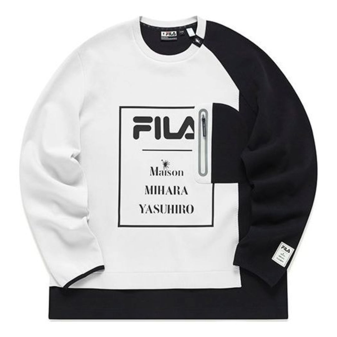 Mikina FILA Mihara Yasuhiro Printed Sweatshirt Biela | F11M143204F-IV, 0