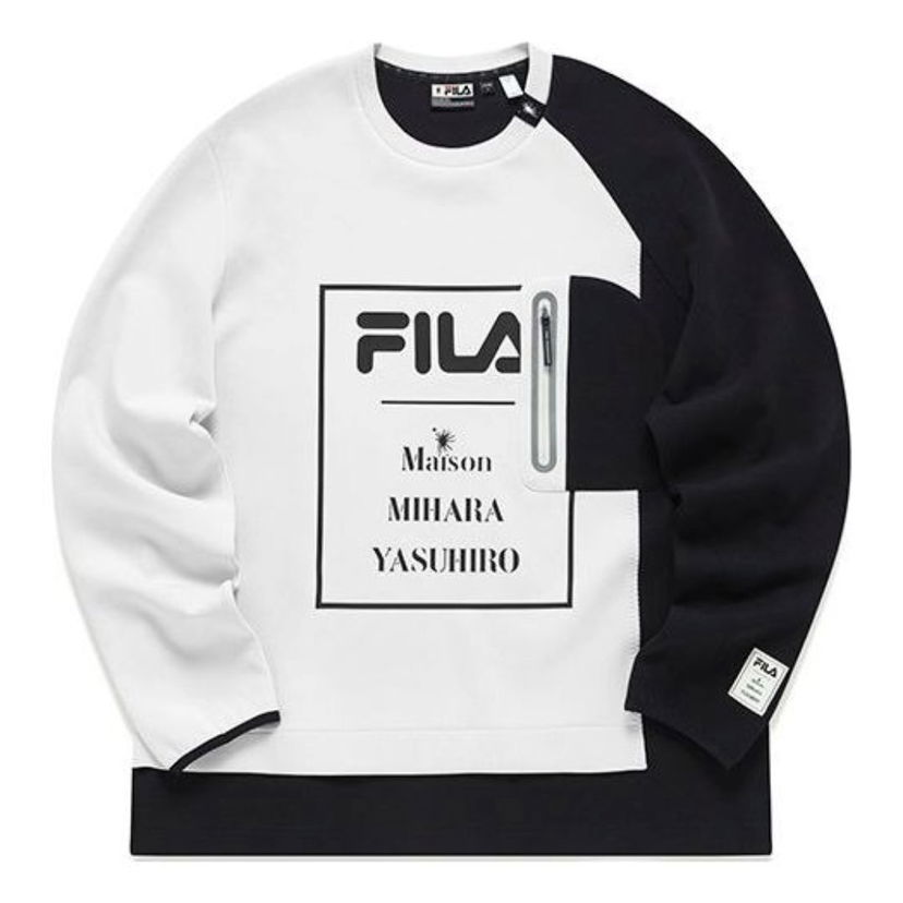 Mikina FILA Mihara Yasuhiro Printed Sweatshirt Biela | F11M143204F-IV