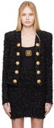 Balmain Tweed Jacket with Gold-Tone Buttons