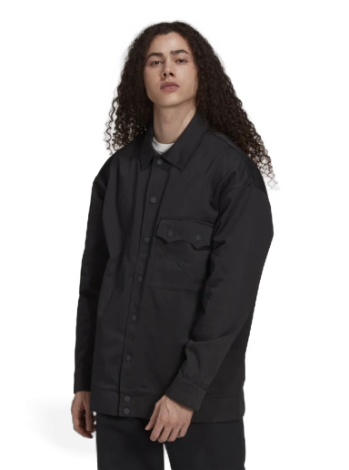 Bunda adidas Originals adidas Adicolor Twill Jacket Čierna | H11365