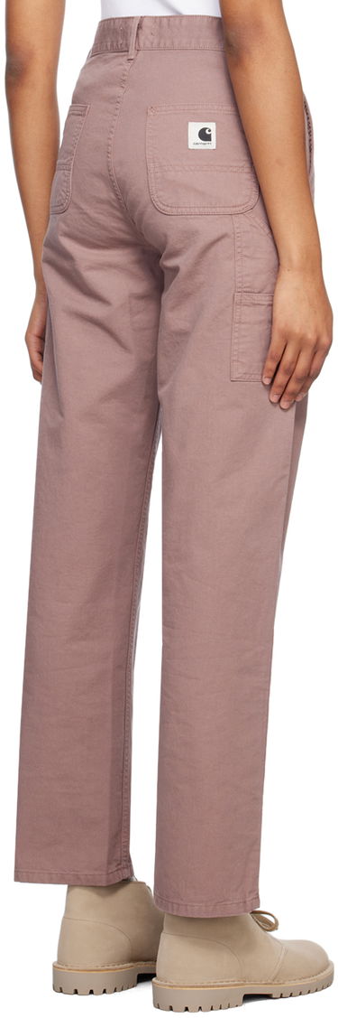 Nohavice Carhartt WIP Pierce Cotton Straight Leg Pants Fialová | I026588, 2