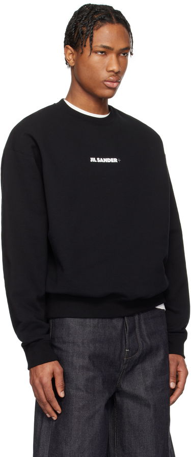 Sveter Jil Sander Jil Sander Logo Sweatshirt Čierna | J47GU0132_J20039, 1