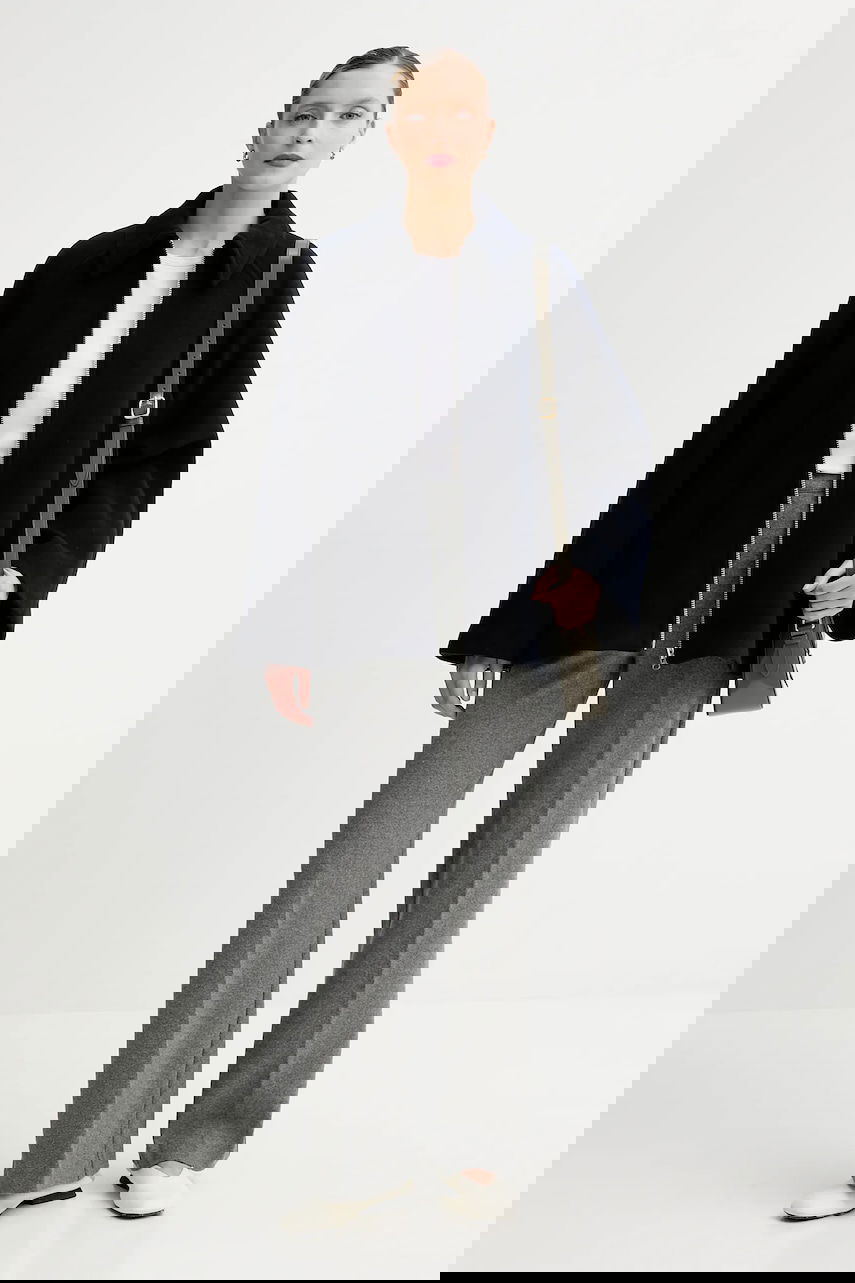 Bunda Samsoe Samsoe ALMA Wool Cape Jacket Navy | F23300184, 1