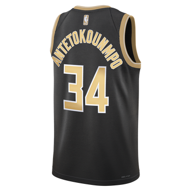 Dres Nike Dri-FIT NBA Swingman Janis Adetokunbo Milwaukee Bucks 2024 Select Series Čierna | FN5911-053, 1