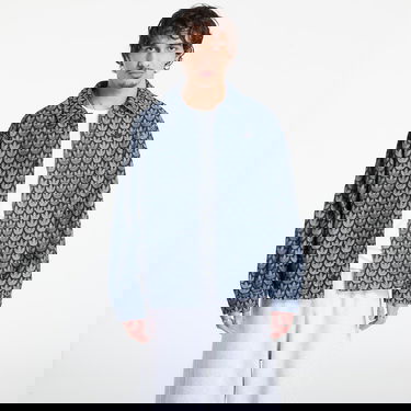 Košeľa adidas Performance Denim Monogram Shirt Jacket Modrá | KD0397, 4