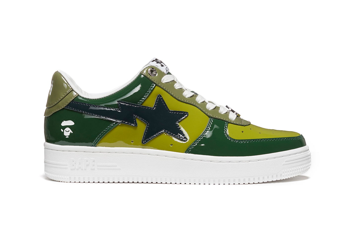 Tenisky a topánky BAPE Bape Sta Low "Color Camo Combo Green" Zelené | 001FWH201046_GRN, 0