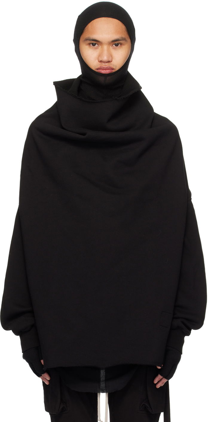 Mikina Rick Owens Rick Owens DRKSHDW Shroud Sweatshirt Čierna | DU01D1273 F, 0