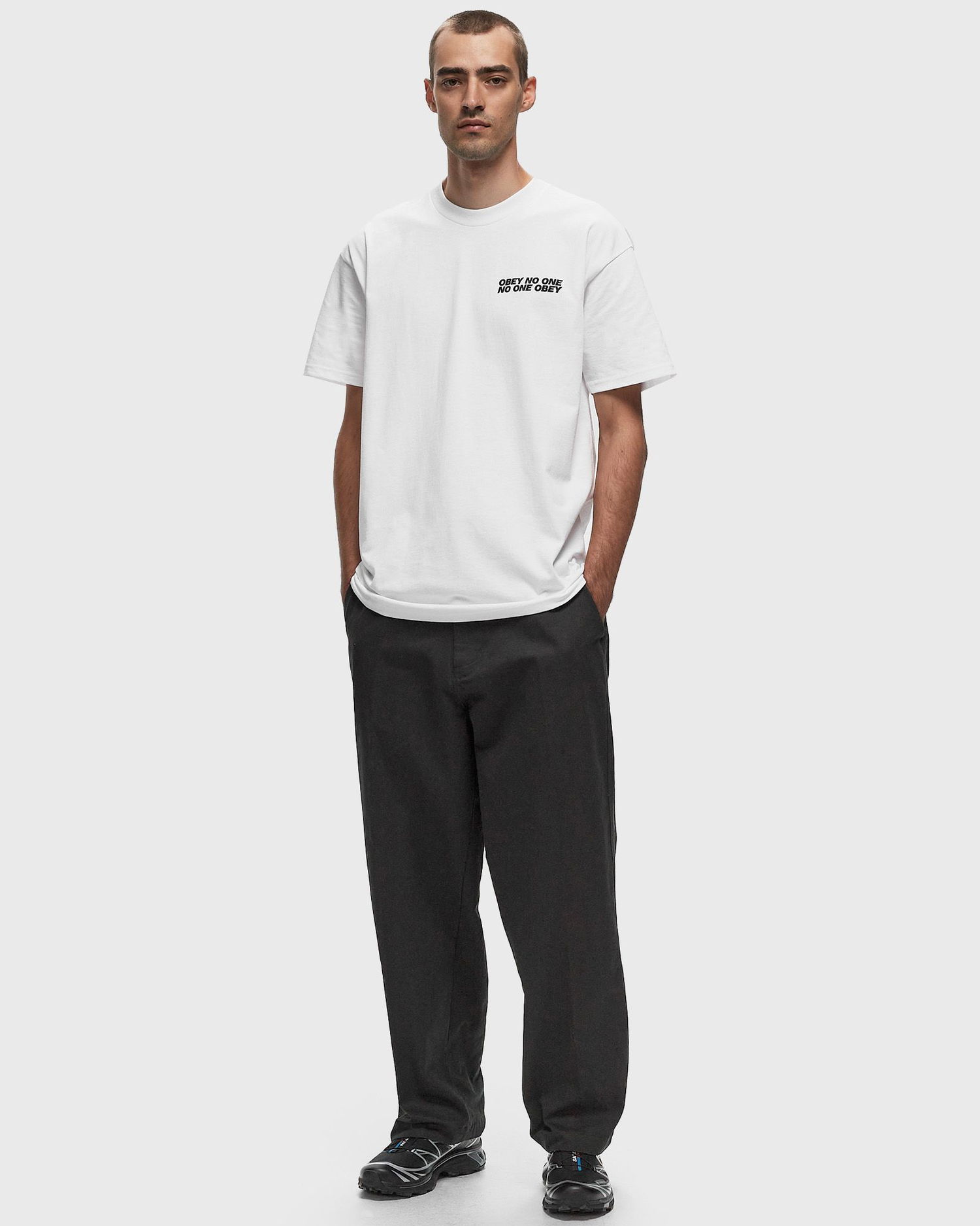 Nohavice OBEY Chino Casual Pants Čierna | 142020225-WBL, 1